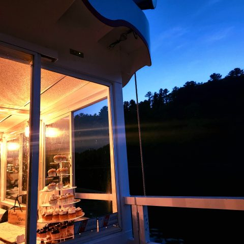 a sign on the side of a building