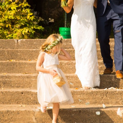 a person in a wedding dress