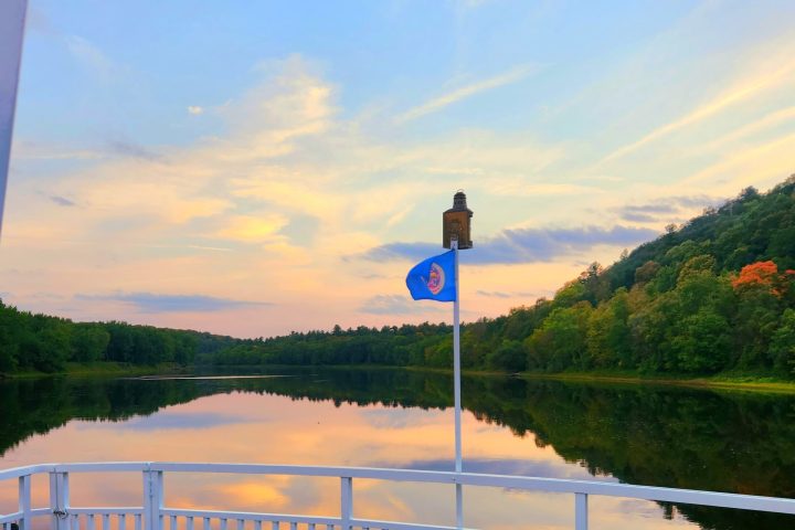 a bridge over a body of water