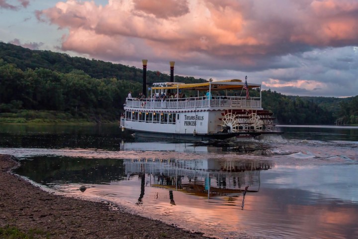 a ship in a body of water