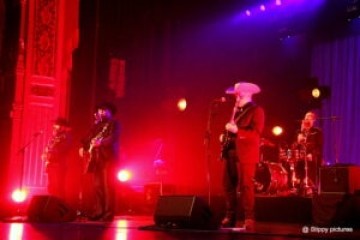 a man standing on a stage