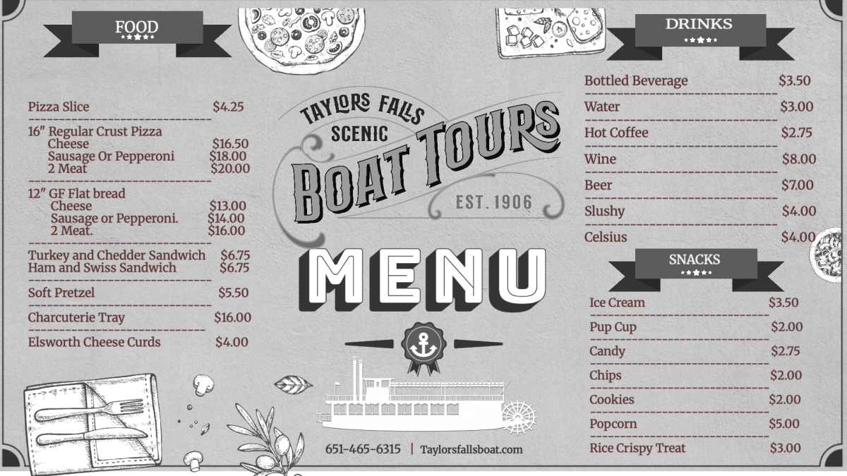 2025 River Rock Patio Menu